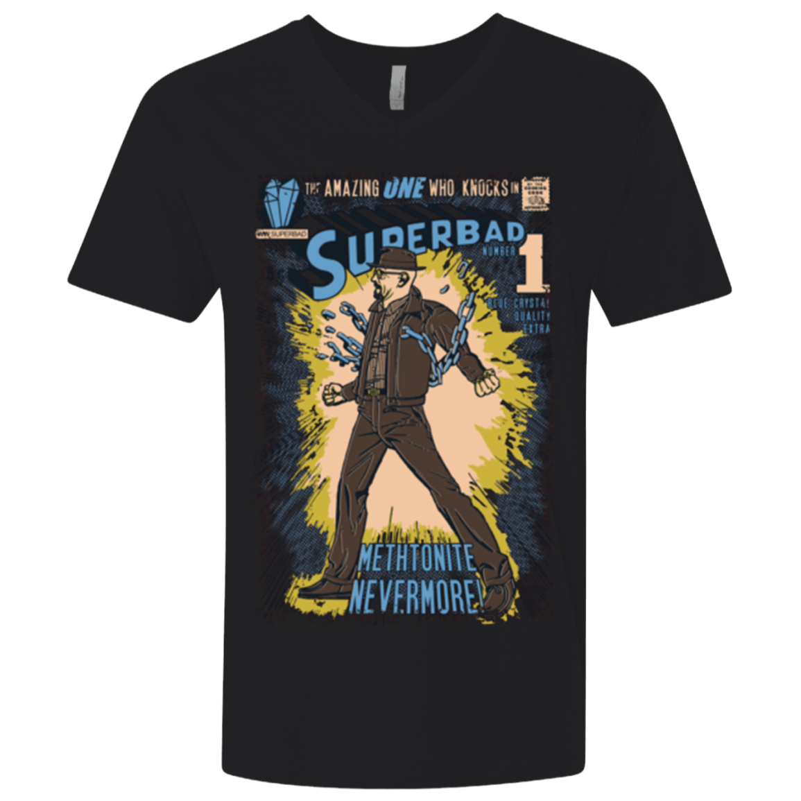 T-Shirts Black / X-Small Superbad Men's Premium V-Neck