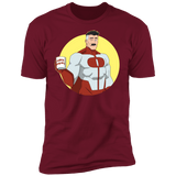 T-Shirts Cardinal / S Superdad Men's Premium T-Shirt