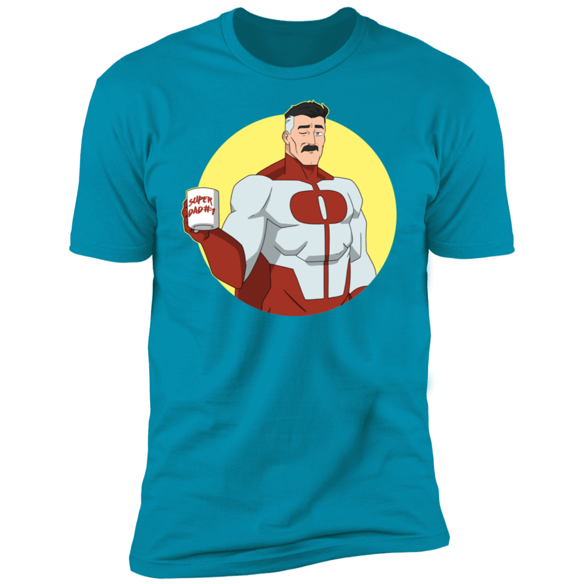 T-Shirts Turquoise / S Superdad Men's Premium T-Shirt
