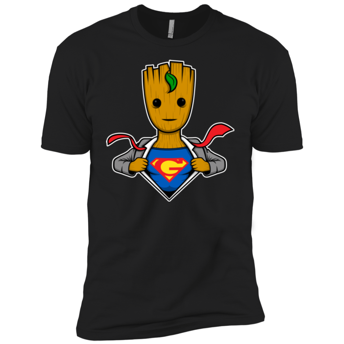 T-Shirts Black / YXS Supergroot Boys Premium T-Shirt