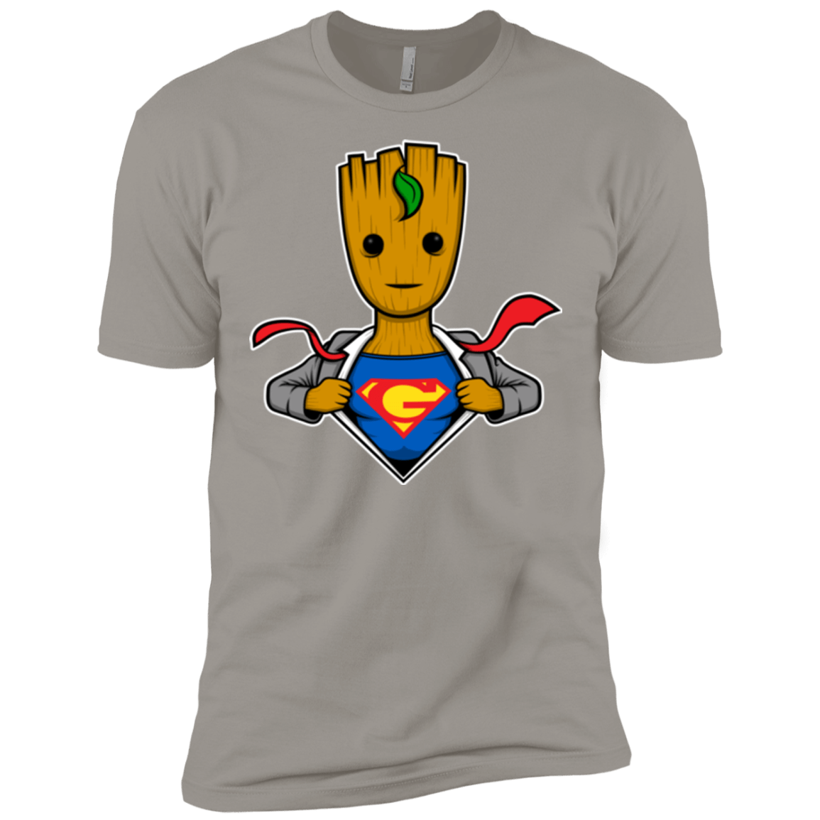 T-Shirts Light Grey / X-Small Supergroot Men's Premium T-Shirt