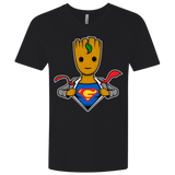 T-Shirts Black / X-Small Supergroot Men's Premium V-Neck
