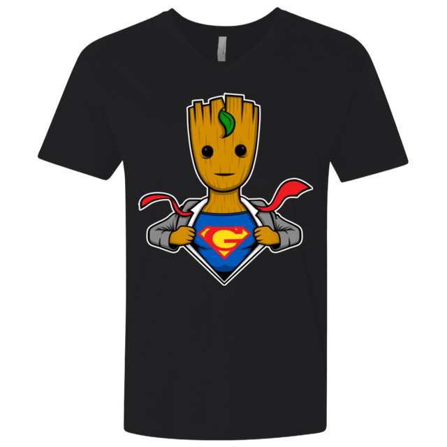 T-Shirts Black / X-Small Supergroot Men's Premium V-Neck