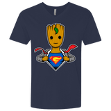 T-Shirts Midnight Navy / X-Small Supergroot Men's Premium V-Neck