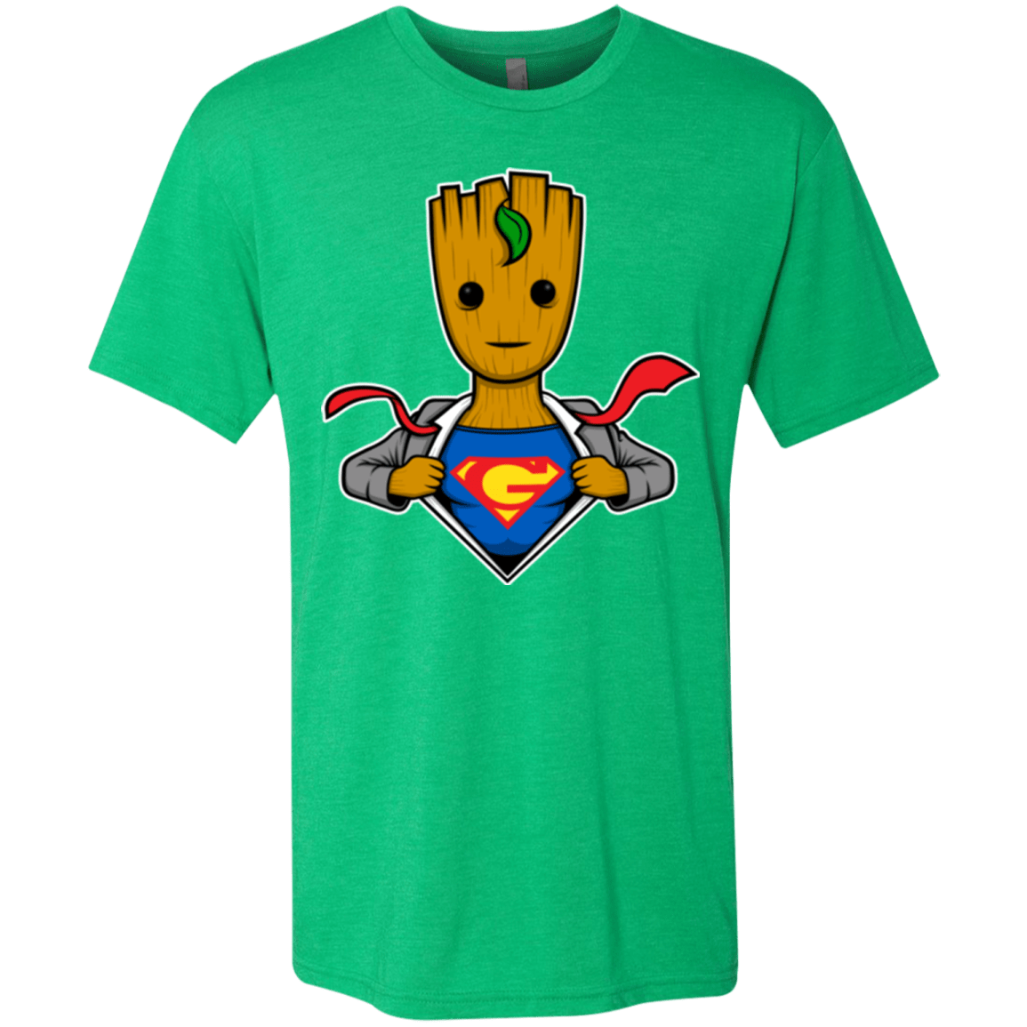 T-Shirts Envy / Small Supergroot Men's Triblend T-Shirt