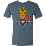 T-Shirts Indigo / Small Supergroot Men's Triblend T-Shirt