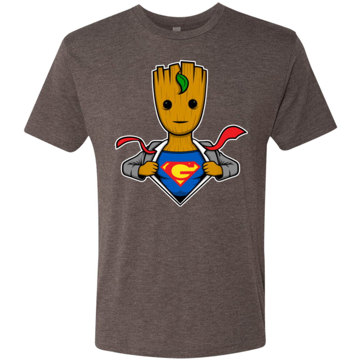 T-Shirts Macchiato / Small Supergroot Men's Triblend T-Shirt