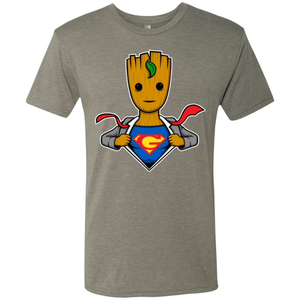 T-Shirts Venetian Grey / Small Supergroot Men's Triblend T-Shirt