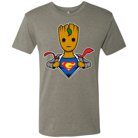 T-Shirts Venetian Grey / Small Supergroot Men's Triblend T-Shirt