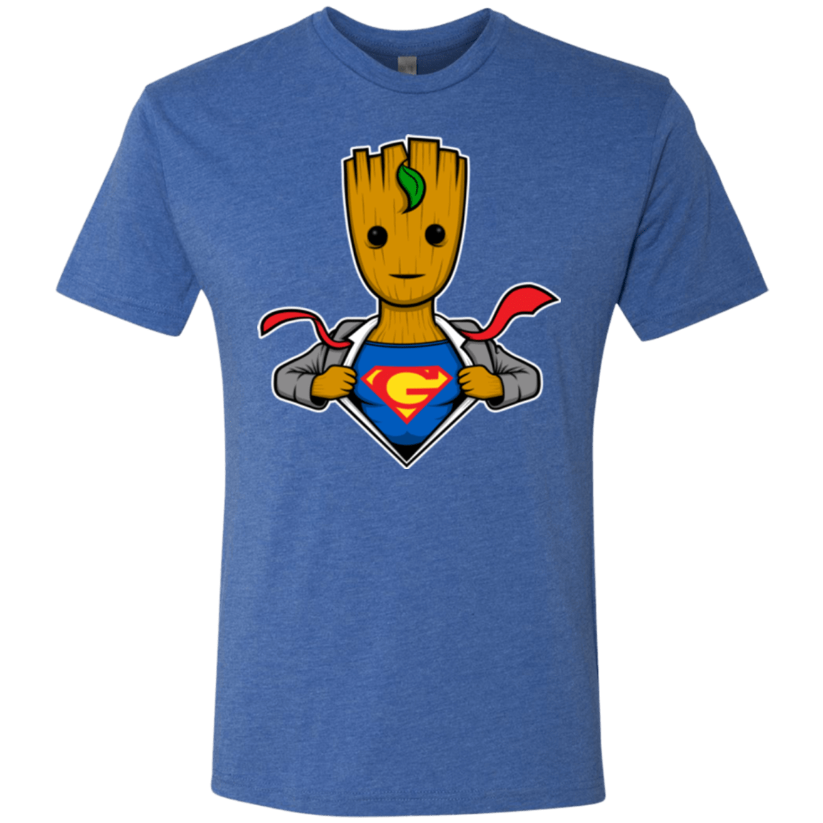 T-Shirts Vintage Royal / Small Supergroot Men's Triblend T-Shirt