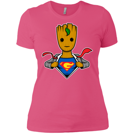 T-Shirts Hot Pink / X-Small Supergroot Women's Premium T-Shirt