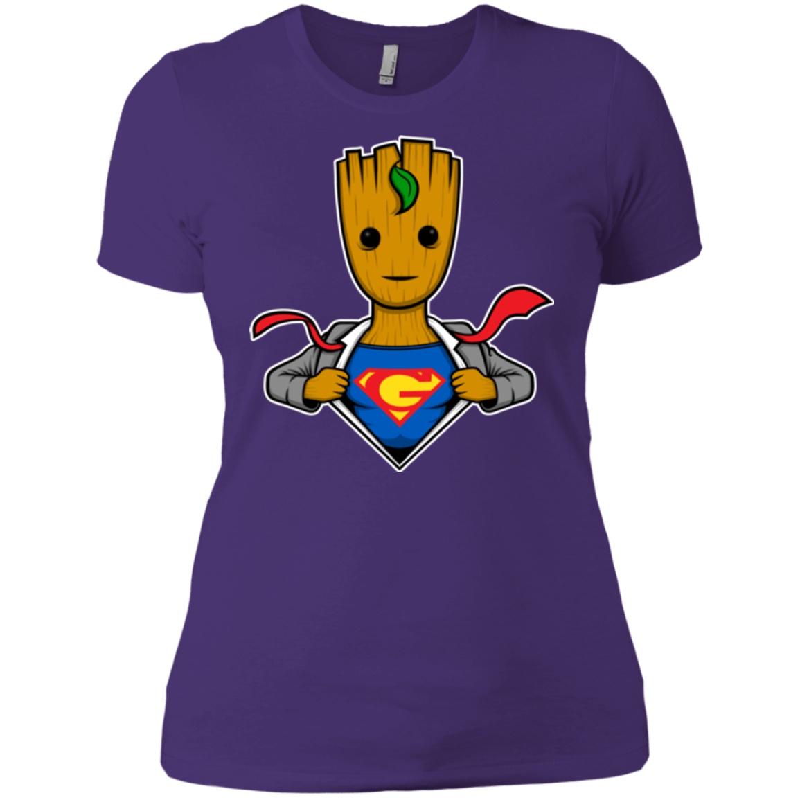 T-Shirts Purple / X-Small Supergroot Women's Premium T-Shirt