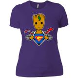 T-Shirts Purple / X-Small Supergroot Women's Premium T-Shirt