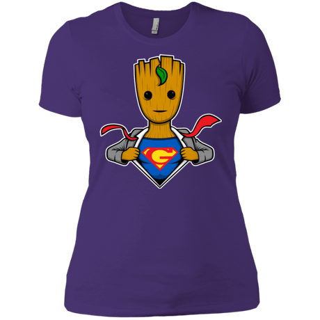 T-Shirts Purple / X-Small Supergroot Women's Premium T-Shirt