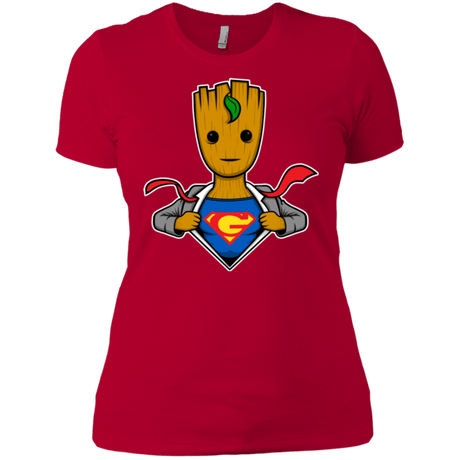 T-Shirts Red / X-Small Supergroot Women's Premium T-Shirt