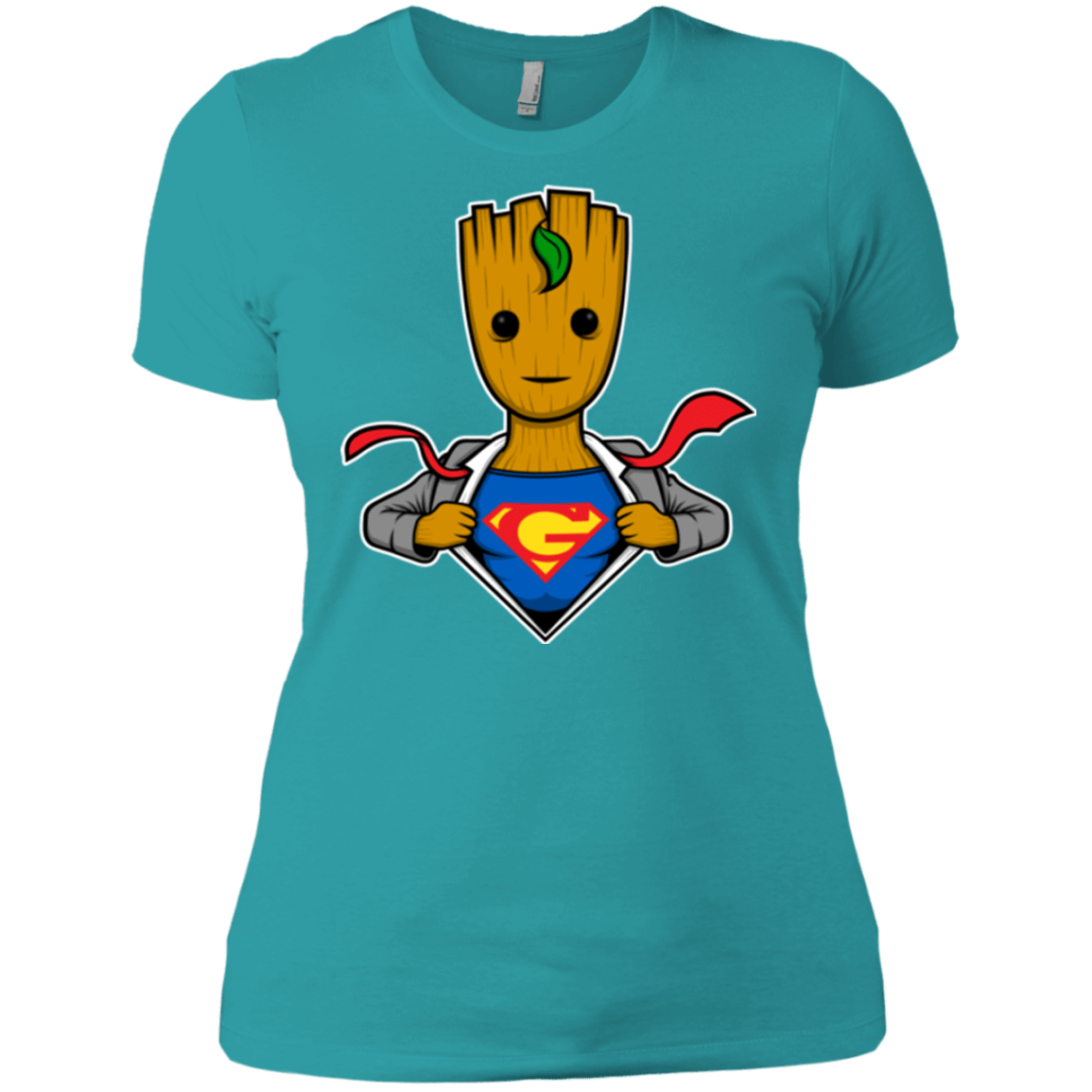 T-Shirts Tahiti Blue / X-Small Supergroot Women's Premium T-Shirt