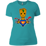 T-Shirts Tahiti Blue / X-Small Supergroot Women's Premium T-Shirt