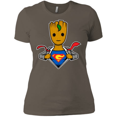T-Shirts Warm Grey / X-Small Supergroot Women's Premium T-Shirt