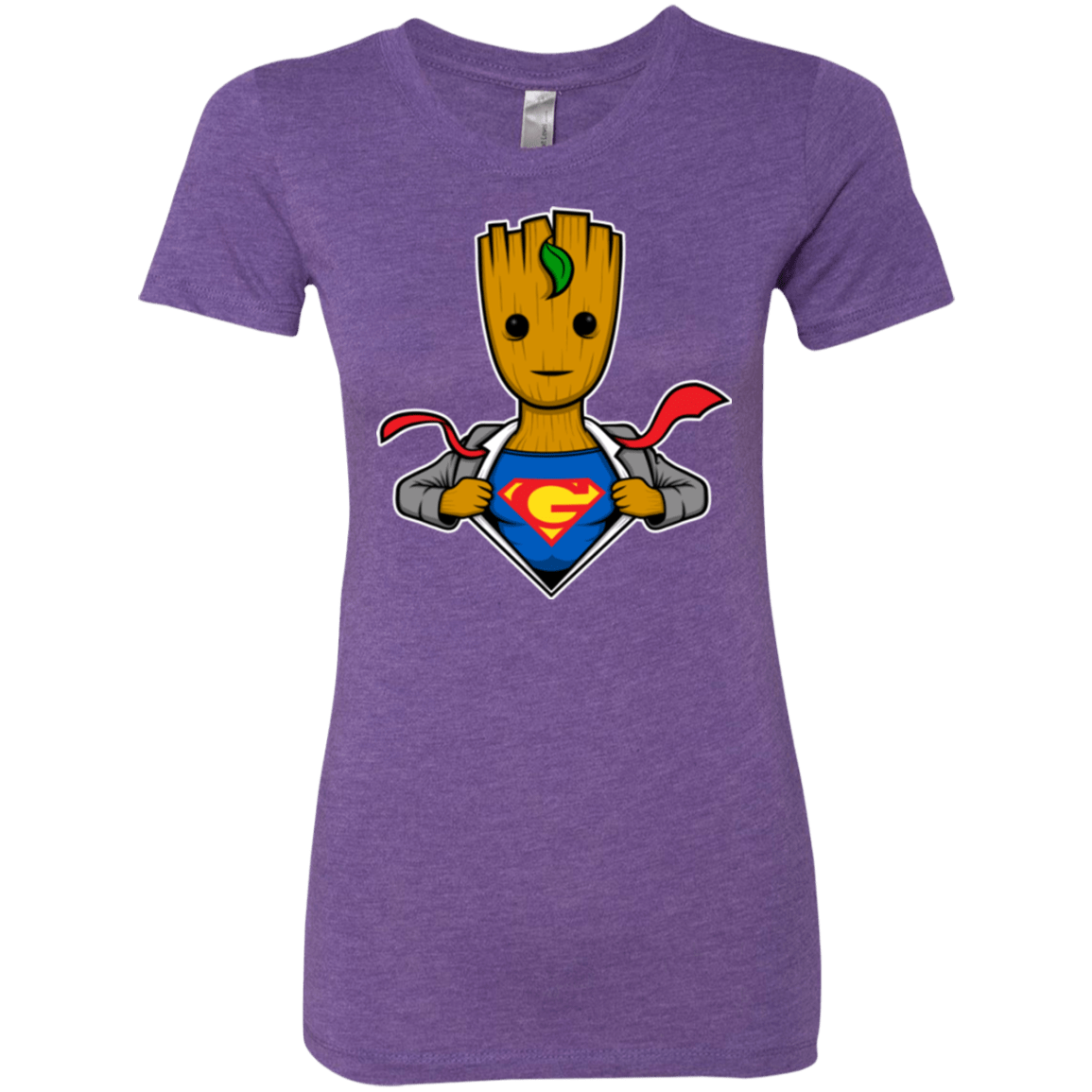 T-Shirts Purple Rush / Small Supergroot Women's Triblend T-Shirt