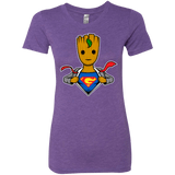 T-Shirts Purple Rush / Small Supergroot Women's Triblend T-Shirt