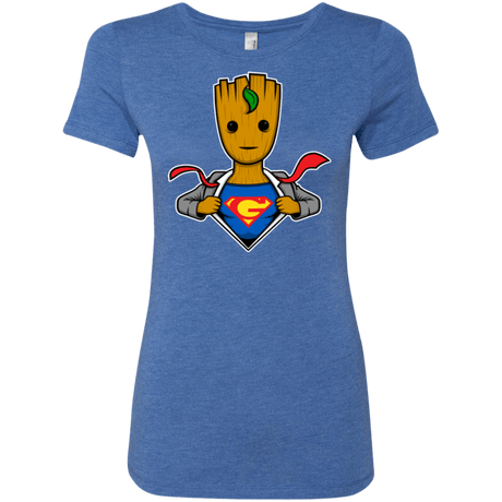 T-Shirts Vintage Royal / Small Supergroot Women's Triblend T-Shirt