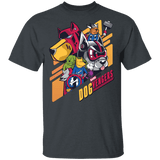 T-Shirts Dark Heather / S Superhero Dogs T-Shirt