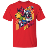 T-Shirts Red / S Superhero Dogs T-Shirt