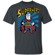 T-Shirts Dark Heather / S Superhero T-Shirt