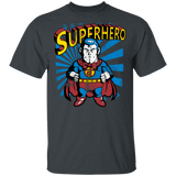 T-Shirts Dark Heather / S Superhero T-Shirt