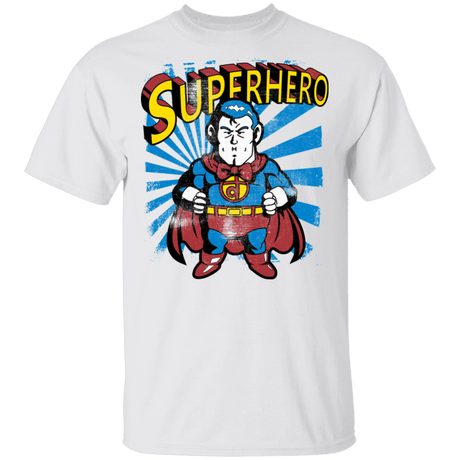 T-Shirts White / S Superhero T-Shirt