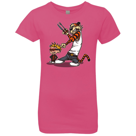T-Shirts Hot Pink / YXS Superhero Team Girls Premium T-Shirt