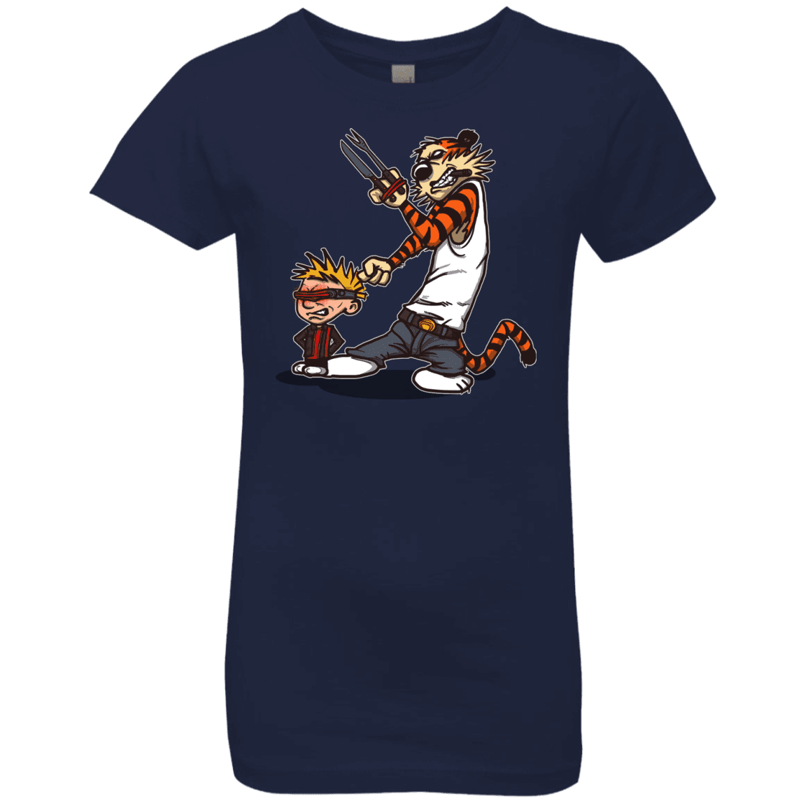 T-Shirts Midnight Navy / YXS Superhero Team Girls Premium T-Shirt