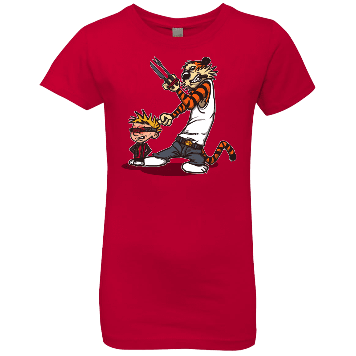 T-Shirts Red / YXS Superhero Team Girls Premium T-Shirt