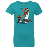 T-Shirts Tahiti Blue / YXS Superhero Team Girls Premium T-Shirt