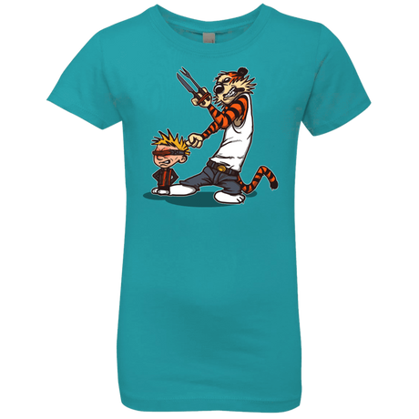 T-Shirts Tahiti Blue / YXS Superhero Team Girls Premium T-Shirt