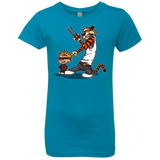 T-Shirts Turquoise / YXS Superhero Team Girls Premium T-Shirt