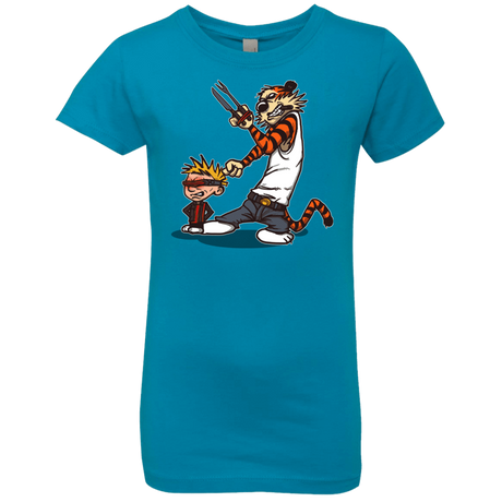T-Shirts Turquoise / YXS Superhero Team Girls Premium T-Shirt