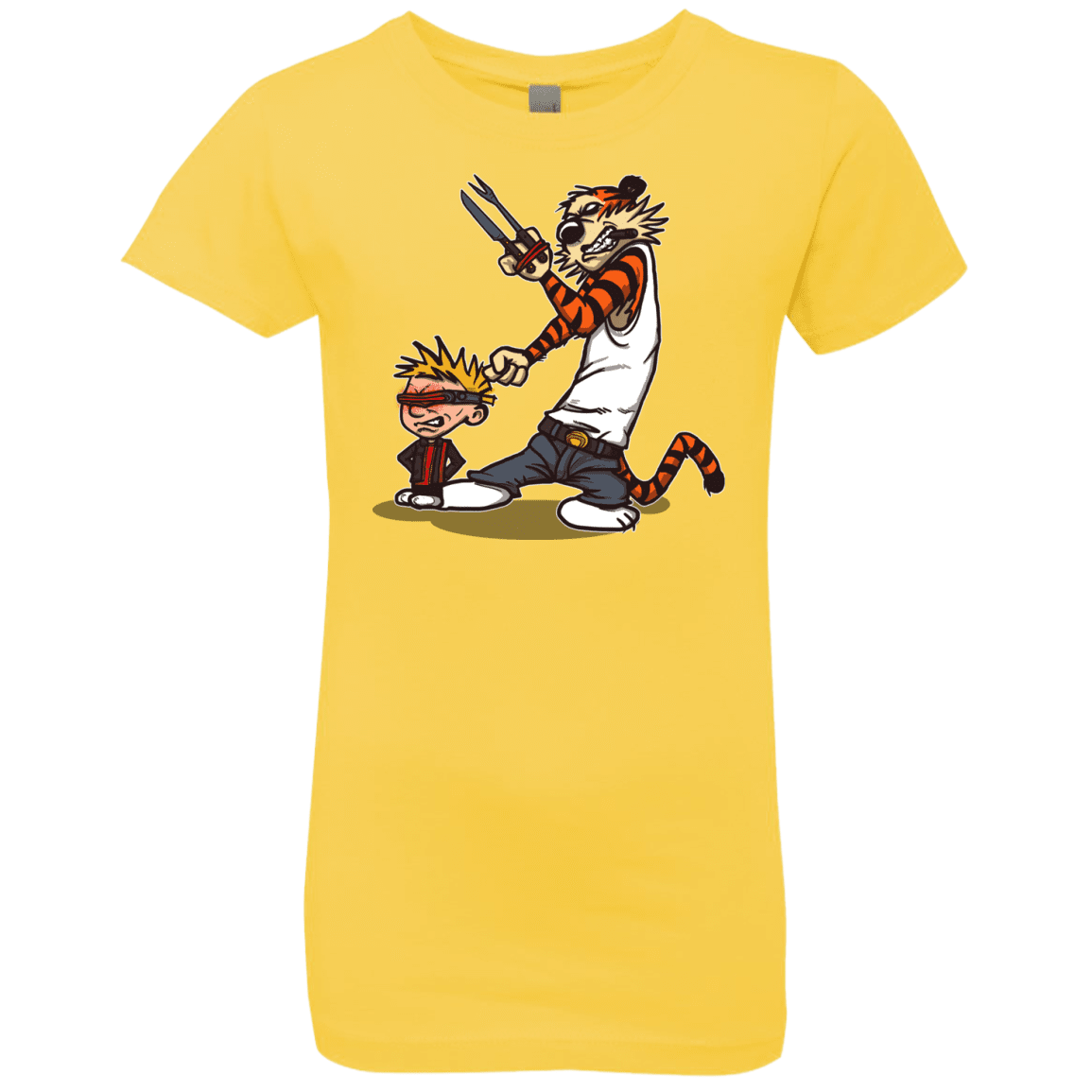 T-Shirts Vibrant Yellow / YXS Superhero Team Girls Premium T-Shirt