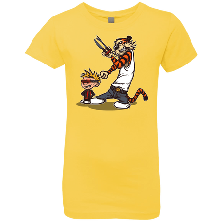 T-Shirts Vibrant Yellow / YXS Superhero Team Girls Premium T-Shirt