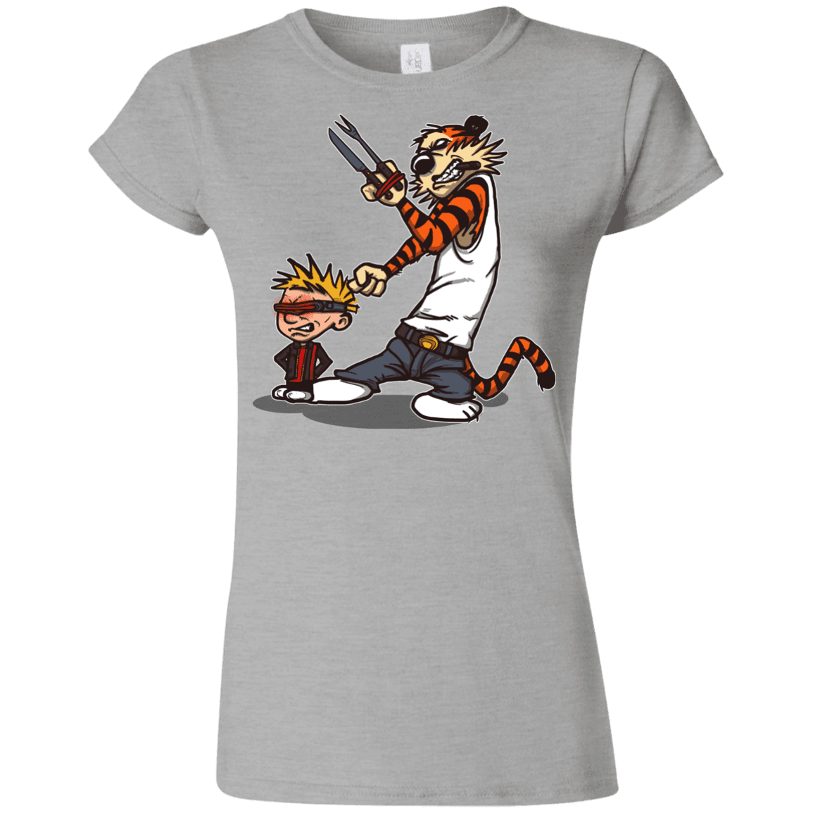 T-Shirts Sport Grey / S Superhero Team Junior Slimmer-Fit T-Shirt