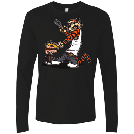 T-Shirts Black / S Superhero Team Men's Premium Long Sleeve