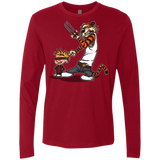 T-Shirts Cardinal / S Superhero Team Men's Premium Long Sleeve