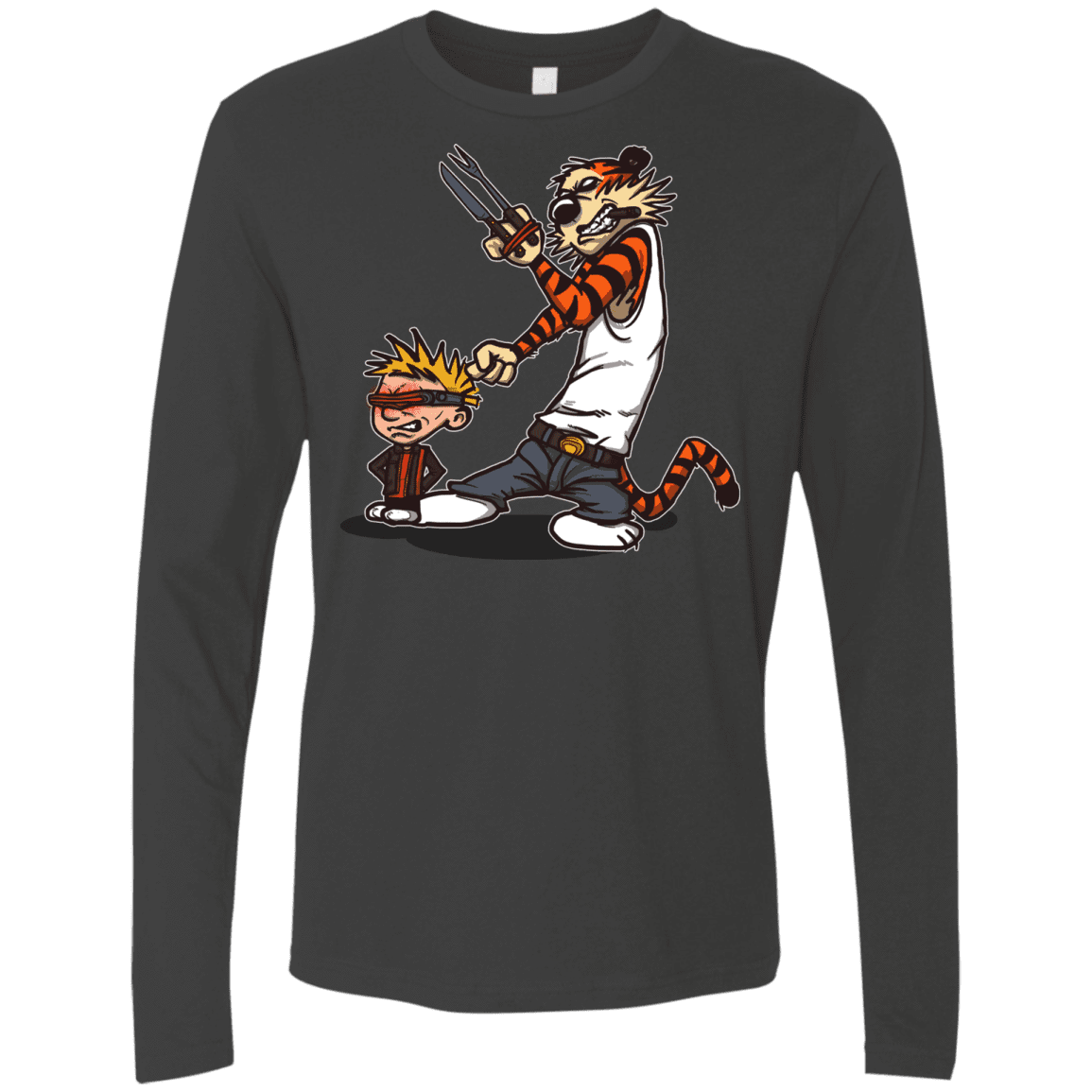 T-Shirts Heavy Metal / S Superhero Team Men's Premium Long Sleeve