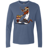 T-Shirts Indigo / S Superhero Team Men's Premium Long Sleeve
