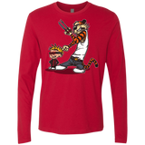 T-Shirts Red / S Superhero Team Men's Premium Long Sleeve