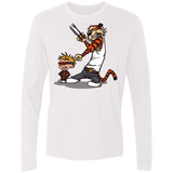T-Shirts White / S Superhero Team Men's Premium Long Sleeve