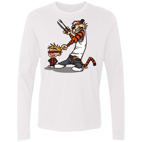 T-Shirts White / S Superhero Team Men's Premium Long Sleeve