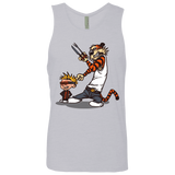 T-Shirts Heather Grey / S Superhero Team Men's Premium Tank Top