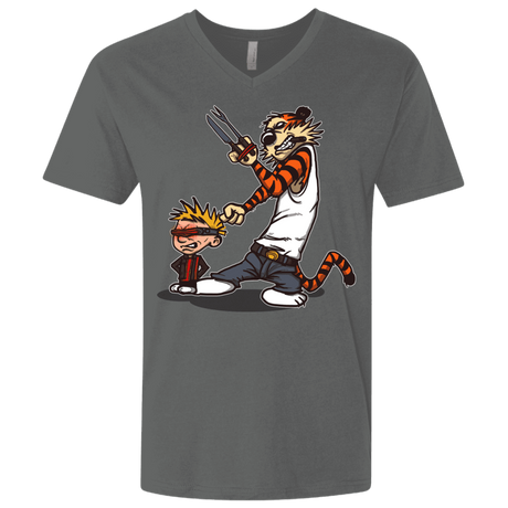 T-Shirts Heavy Metal / X-Small Superhero Team Men's Premium V-Neck