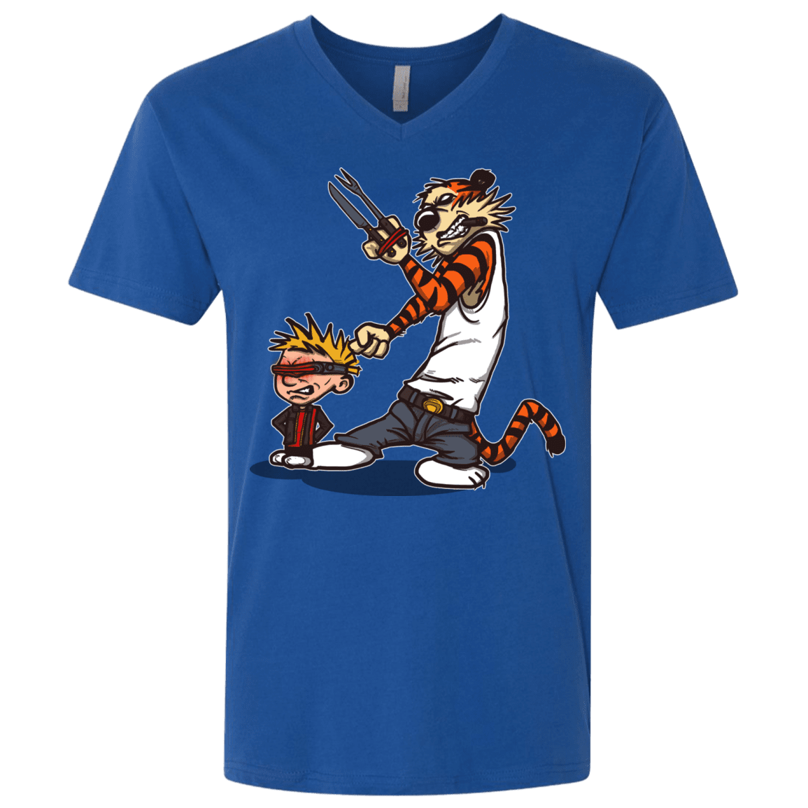 T-Shirts Royal / X-Small Superhero Team Men's Premium V-Neck